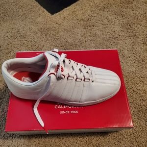 Men Red and White K-Swiss